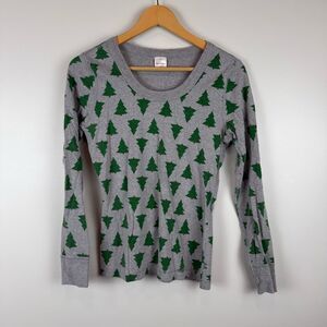 Hanna Andersson Long John Pajamas Top in Tannenbaum Women's Size Medium 60325